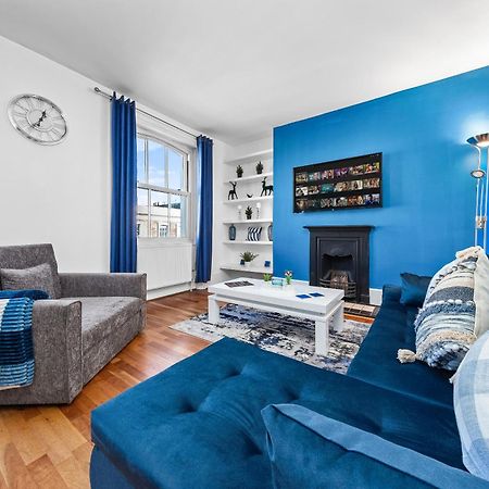 Balcony Blue Theme 1 Bedroom Central London Luxury Flat Near Hyde Park! Accommodates Up To 6! Double Sofa Bed And Next To Station! Exteriér fotografie
