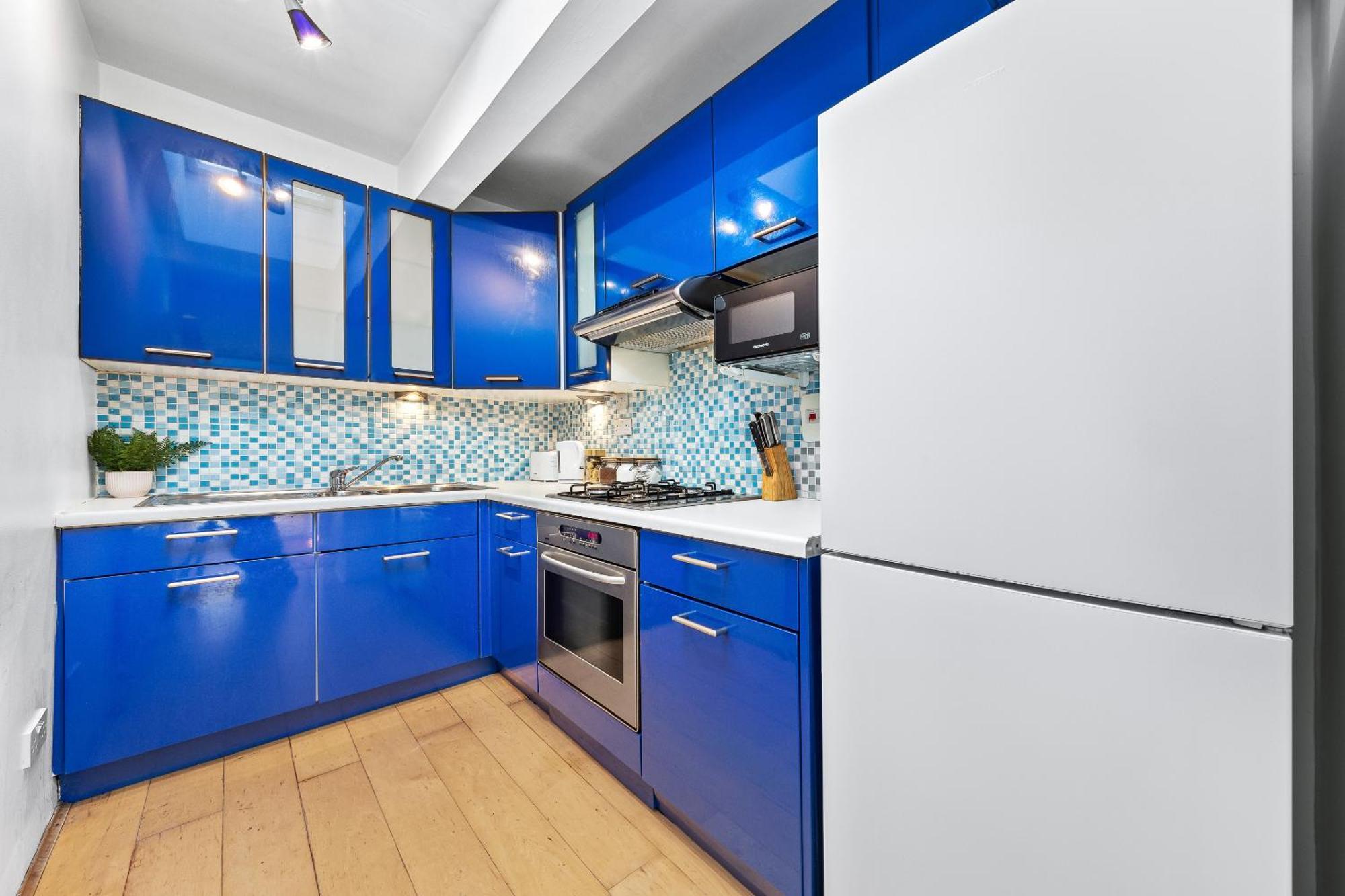 Balcony Blue Theme 1 Bedroom Central London Luxury Flat Near Hyde Park! Accommodates Up To 6! Double Sofa Bed And Next To Station! Exteriér fotografie